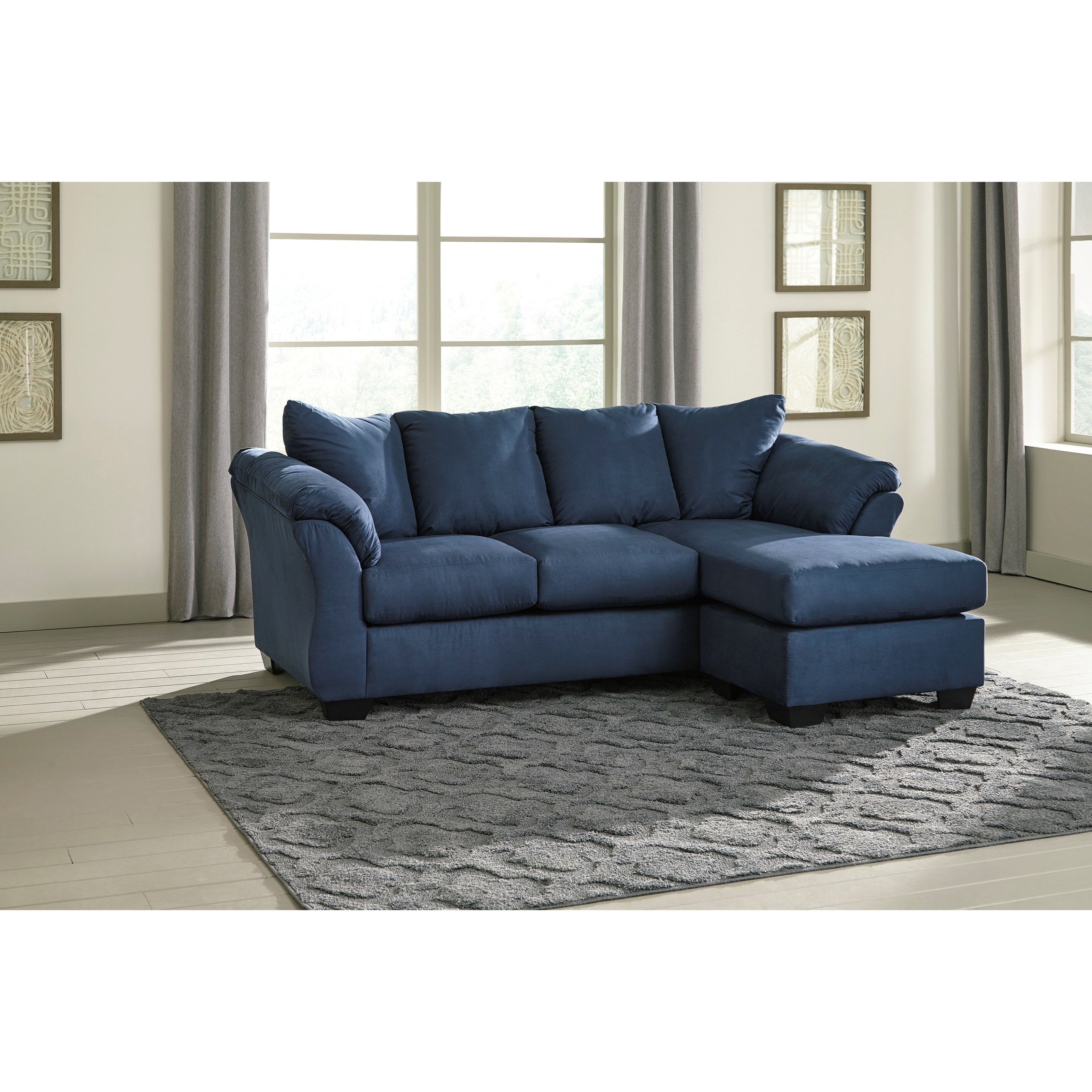 Signature design by ashley discount darcy black sofa chaise